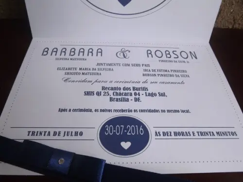 Convite de Casamento