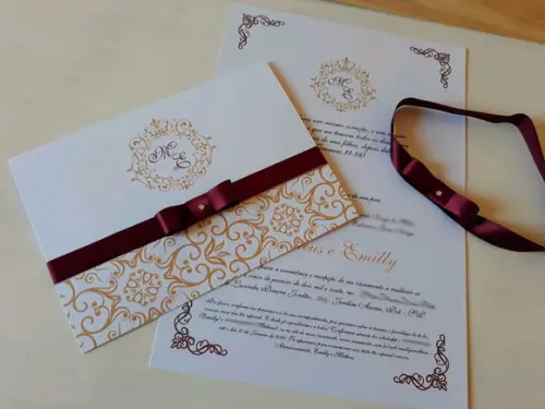 Convite De Casamento