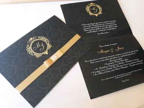 Convite de Casamento - Couche