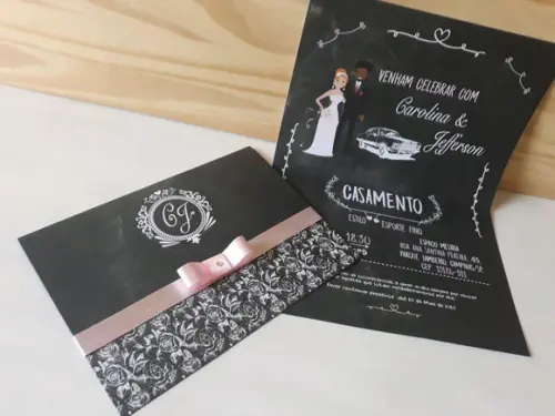 Convite de Casamento - Couche