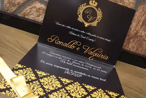 Convite de Casamento - Couche