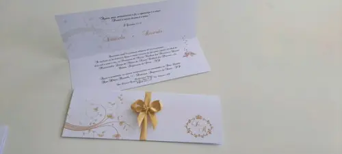 Convite de Casamento Carteira