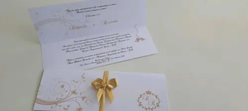 Convite de Casamento Carteira