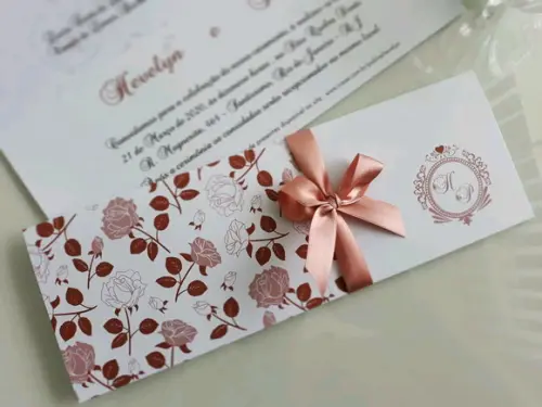 Convite de Casamento Carteira