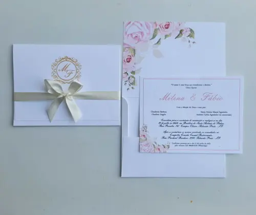 Convite de Casamento Envelope