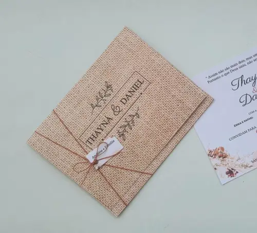 Convite de Casamento Envelope