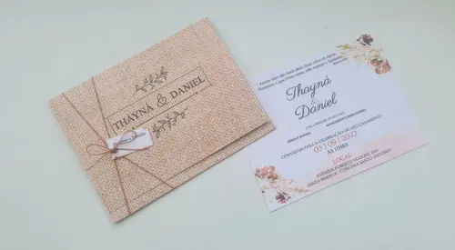Convite de Casamento Envelope