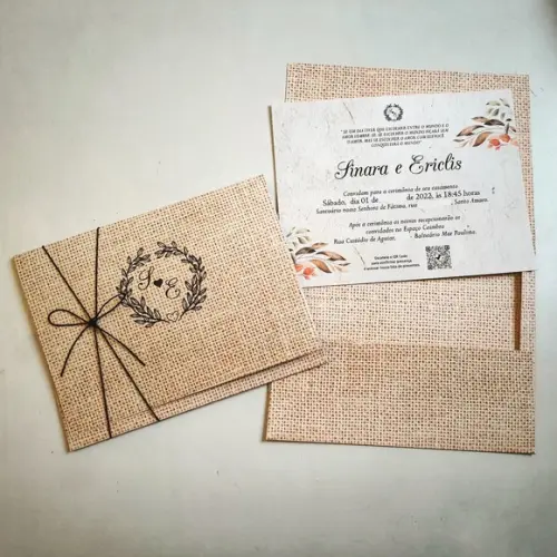 Convite de Casamento Envelope