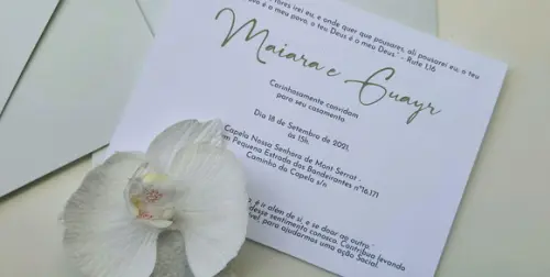 Convite de Casamento Envelope