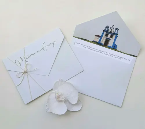 Convite de Casamento Envelope