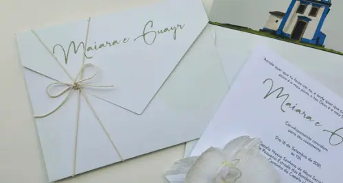 Convite de Casamento Envelope