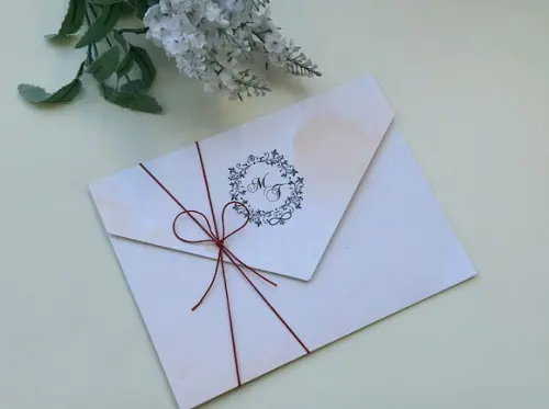 Convite de Casamento Envelope