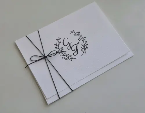 Convite de Casamento Envelope