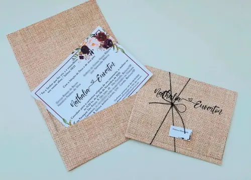 Convite de Casamento Envelope