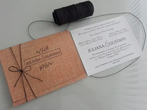 Convite de Casamento Envelope
