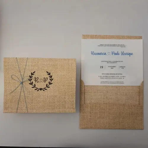 Convite De Casamento Envelope