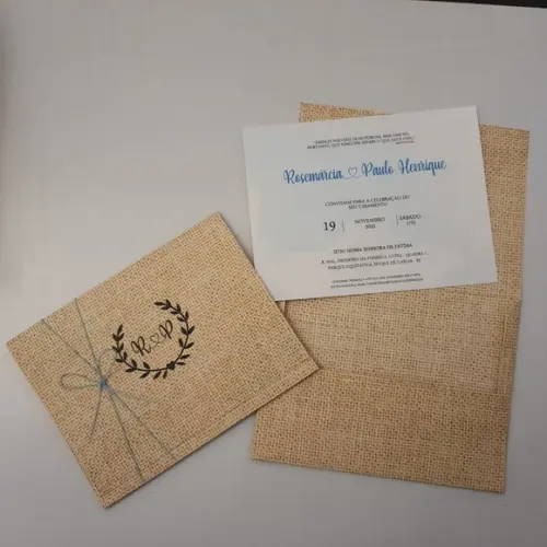 Convite De Casamento Envelope