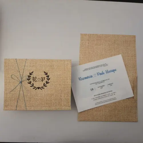 Convite De Casamento Envelope