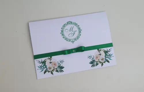 Convite de Casamento Floral