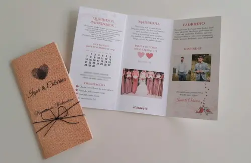 Convite de Casamento para Padrinhos