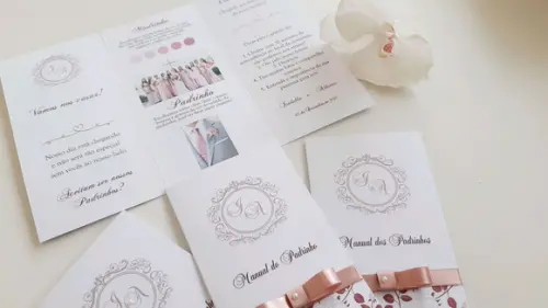 Convite de Casamento para Padrinhos