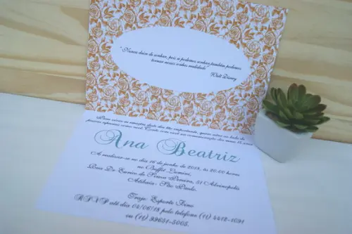 Convite De Debutante