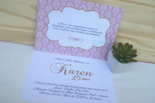 Convite De Debutante
