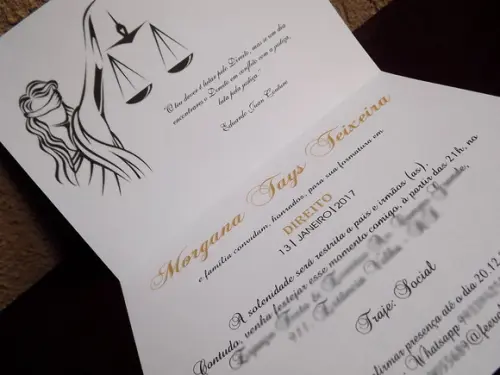 Convite de Formatura