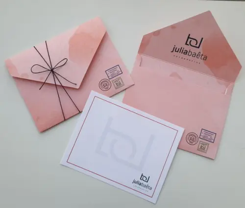 Convite Envelope Empresarial / Fotografia