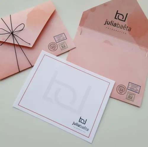 Convite Envelope Empresarial / Fotografia