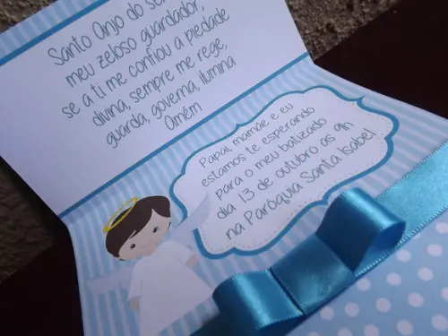 Convite Infantil Batizado