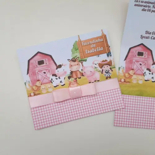 Convite Infantil Fazendinha