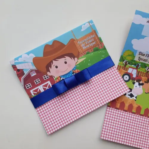 Convite Infantil Fazendinha