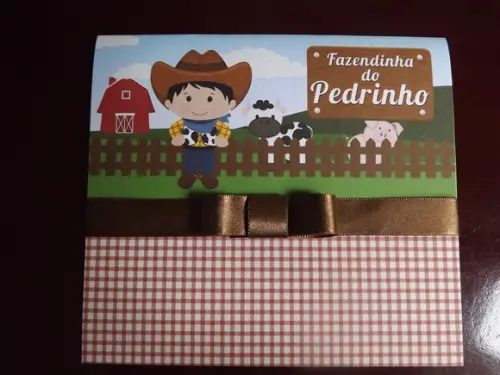 Convite Infantil Fazendinha