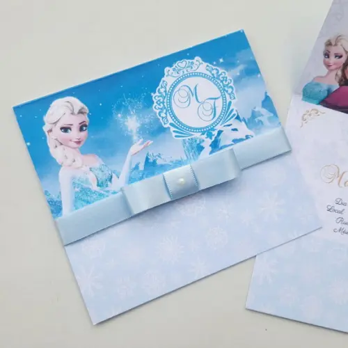 Convite Infantil Frozen