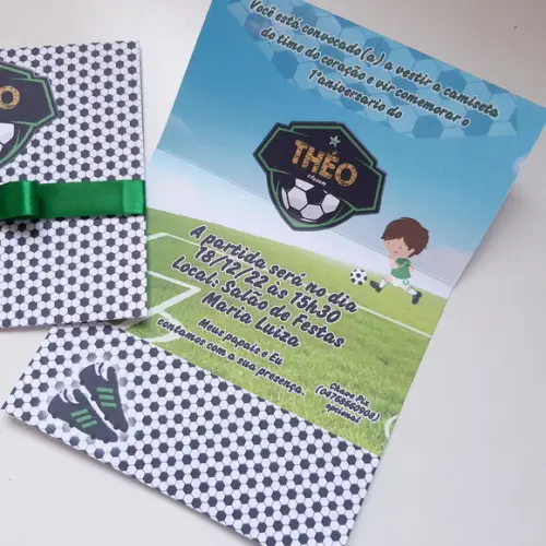 Convite Infantil Futebol