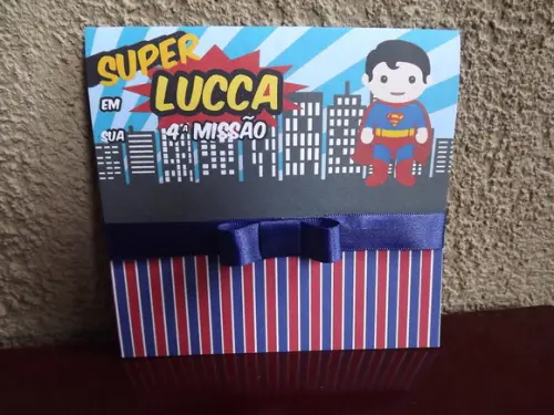Convite Infantil Herois