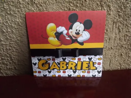 Convite Infantil Mickey