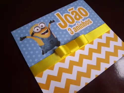 Convite Infantil Minions
