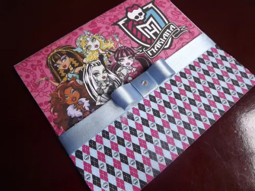 Convite Infantil Monster high