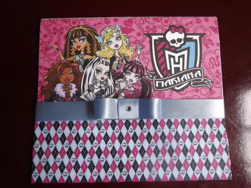 Convite Infantil Monster high