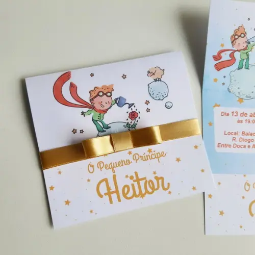 Convite Infantil o Pequeno Príncipe