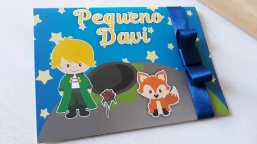 Convite Infantil PEQUENO PRÍNCIPE
