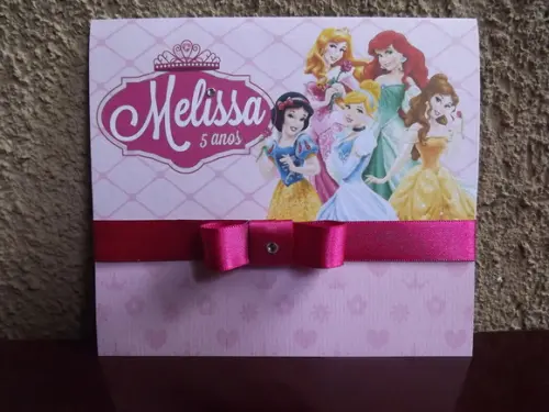 Convite Infantil Princesas