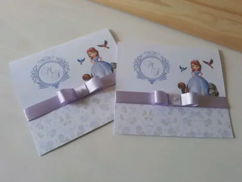 Convite Infantil PRINCESINHA SOFIA