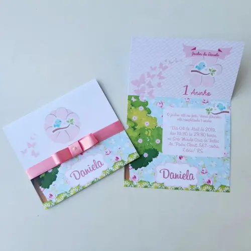 Convite Jardim Encantado Promoção