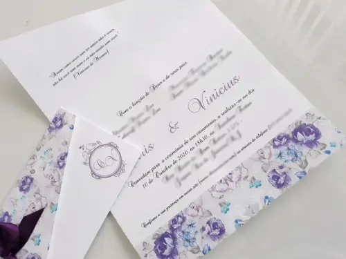 Convite Lilas