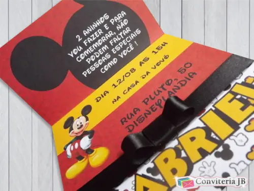 Convite Mickey