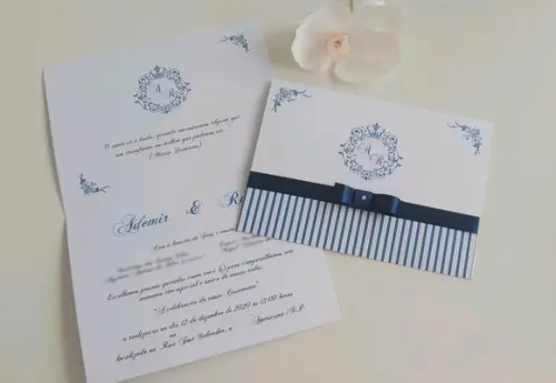 Convite para casamento