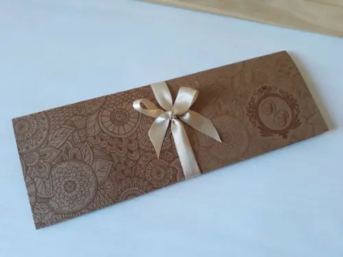 convite para casamento rustico